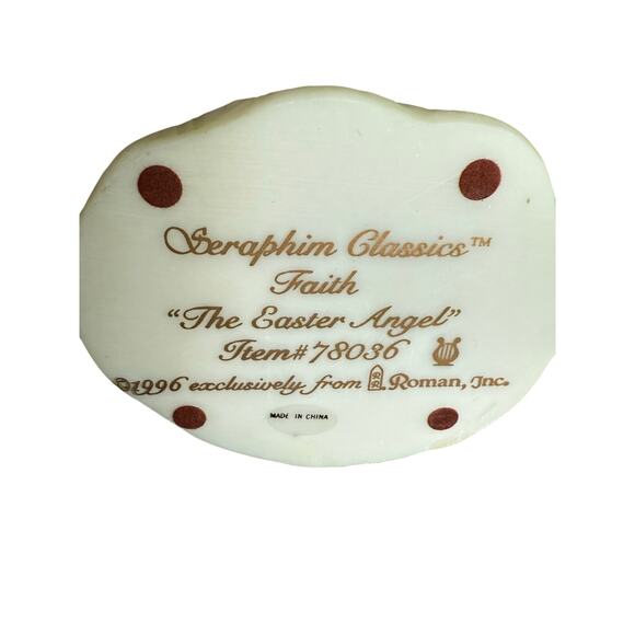 New Seraphim Classics Collectible “Faith – The Easter Child” #78036 Angel Decor - Picture 3 of 4